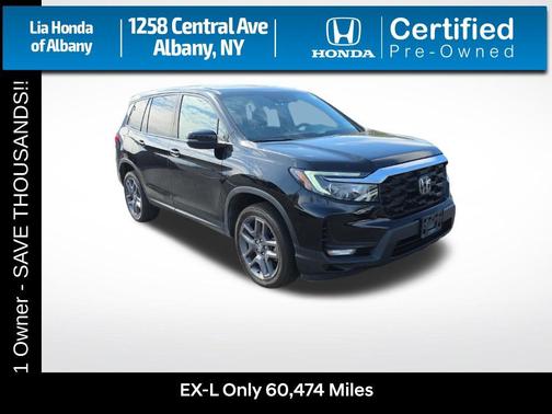 Crystal Black Pearl 2022 Honda Passport AWD EX-L