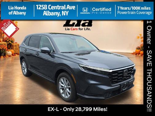 Meteorite Gray Metallic 2024 Honda CR-V EX-L AWD