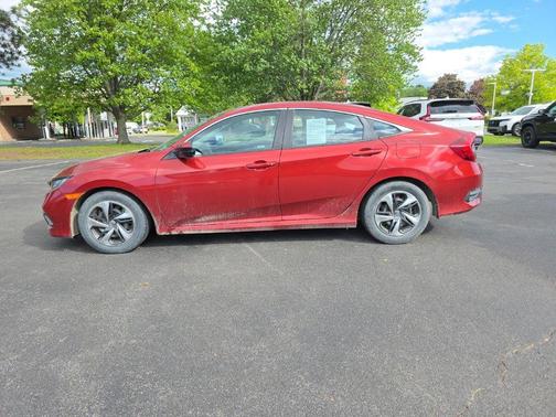 Molten Lava Pearl 2020 Honda Civic LX