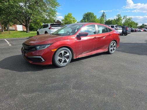 Molten Lava Pearl 2020 Honda Civic LX