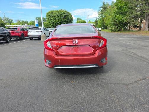 Molten Lava Pearl 2020 Honda Civic LX