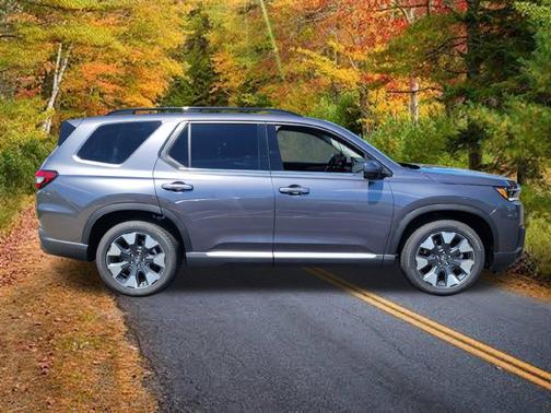Modern Steel Metallic 2026 Honda Pilot Elite