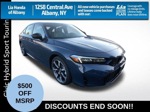 Blue Lagoon Pearl 2026 Honda Civic Hybrid Sport Touring