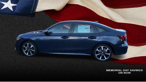 Blue Lagoon Pearl 2026 Honda Civic Hybrid Sport Touring