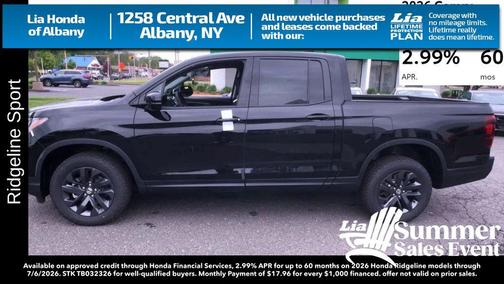 2026 Honda Ridgeline Sport
