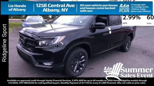 2026 Honda Ridgeline Sport