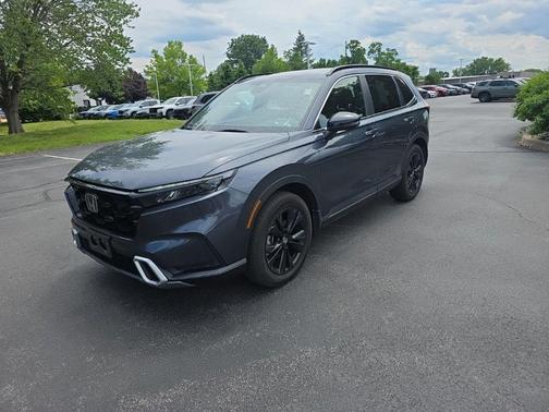 Canyon River Blue Metallic 2024 Honda CR-V Hybrid Sport Touring AWD