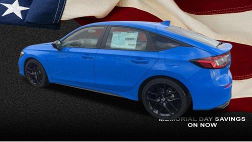 Boost Blue Pearl 2025 Honda Civic Sport