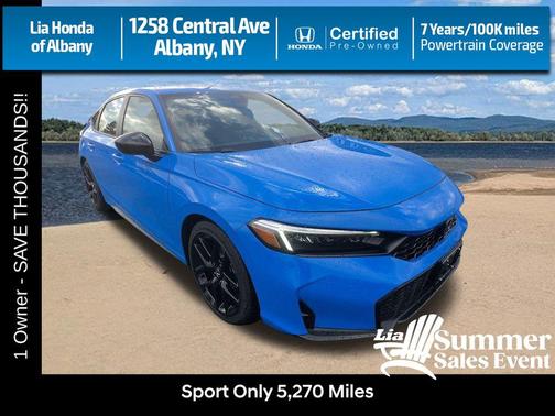 Boost Blue Pearl 2025 Honda Civic Sport