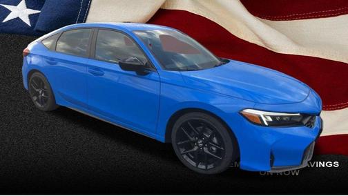 Boost Blue Pearl 2025 Honda Civic Sport