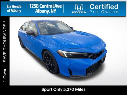 Boost Blue Pearl 2025 Honda Civic Sport