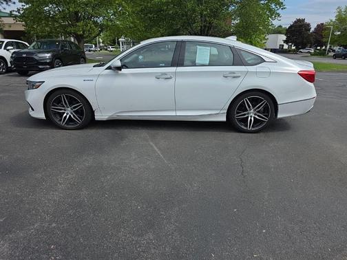 Platinum White Pearl 2021 Honda Accord Hybrid Touring