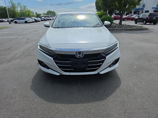Platinum White Pearl 2021 Honda Accord Hybrid Touring