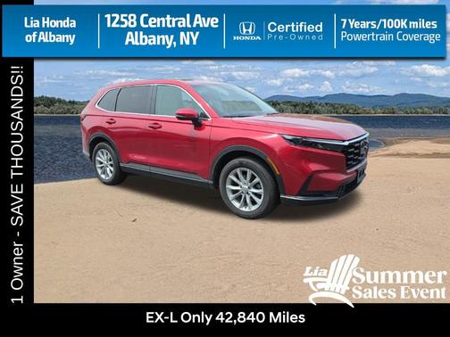 Radiant Red Metallic 2024 Honda CR-V EX-L AWD