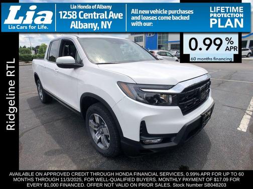2025 Honda Ridgeline RTL