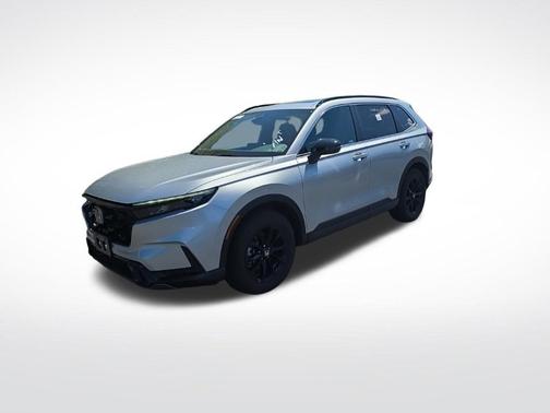 Solar Silver Metallic 2025 Honda CR-V Hybrid Sport AWD