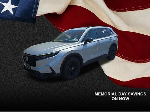 Solar Silver Metallic 2025 Honda CR-V Hybrid Sport AWD