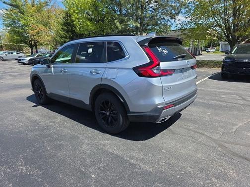 Solar Silver Metallic 2025 Honda CR-V Hybrid Sport AWD