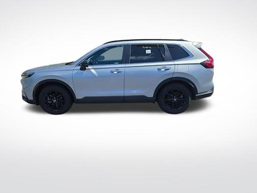 Solar Silver Metallic 2025 Honda CR-V Hybrid Sport AWD
