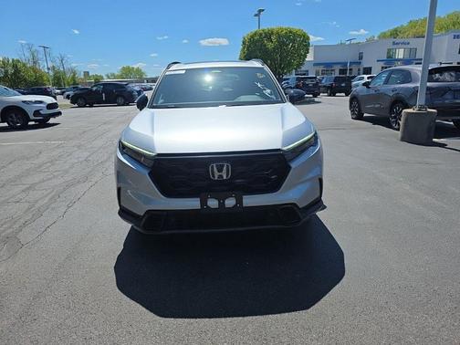 Solar Silver Metallic 2025 Honda CR-V Hybrid Sport AWD