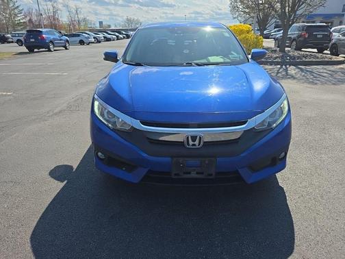 Aegean Blue Metallic 2017 Honda Civic EX-L
