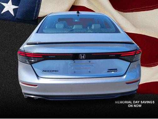 Solar Silver Metallic 2026 Honda Accord Hybrid Sport-L