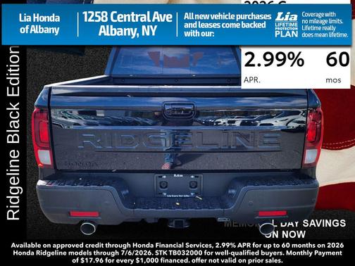 Nh-731p 2026 Honda Ridgeline Black