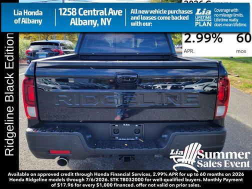 Nh-731p 2026 Honda Ridgeline Black