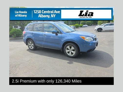 Quartz Blue Pearl 2016 Subaru Forester 2.5i Premium