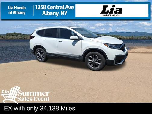 Platinum White Pearl 2022 Honda CR-V AWD EX
