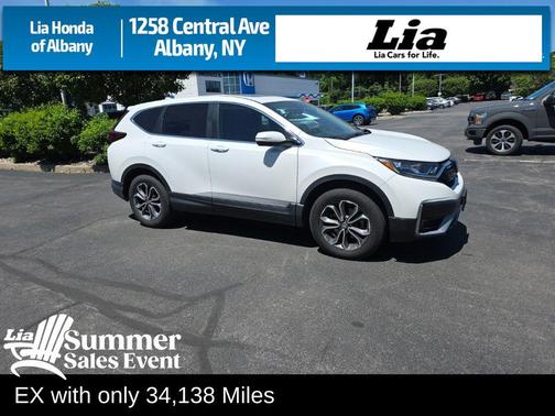 Platinum White Pearl 2022 Honda CR-V AWD EX