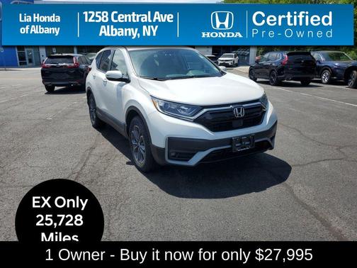 Platinum White Pearl 2022 Honda CR-V AWD EX