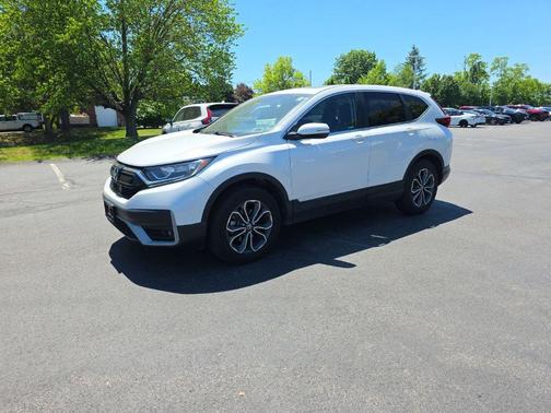 Platinum White Pearl 2022 Honda CR-V AWD EX