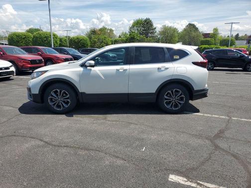 Platinum White Pearl 2022 Honda CR-V AWD EX