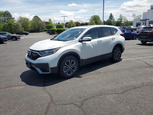 Platinum White Pearl 2022 Honda CR-V AWD EX