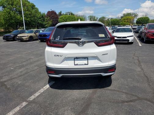 Platinum White Pearl 2022 Honda CR-V AWD EX