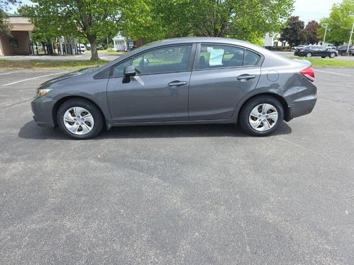 Polished Metal Metallic 2013 Honda Civic LX
