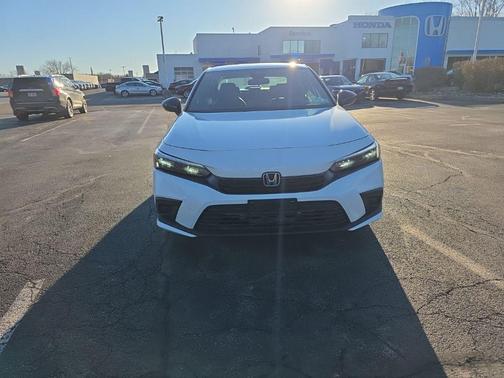 Platinum White Pearl 2023 Honda Civic Sport