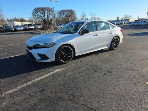 Platinum White Pearl 2023 Honda Civic Sport
