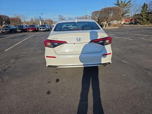 Platinum White Pearl 2023 Honda Civic Sport