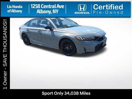 Urban Gray Pearl 2025 Honda Civic Sport