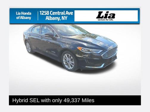 AGATE BLACK 2019 Ford Fusion Hybrid SEL