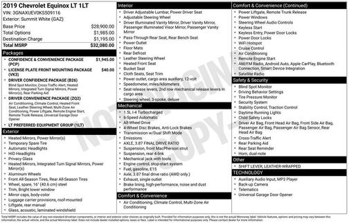 2019 Chevrolet Equinox 1LT