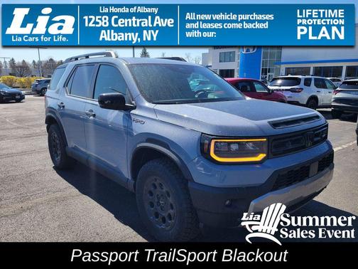 Sonic Gray Pearl 2026 Honda Passport AWD TrailSport Blackout
