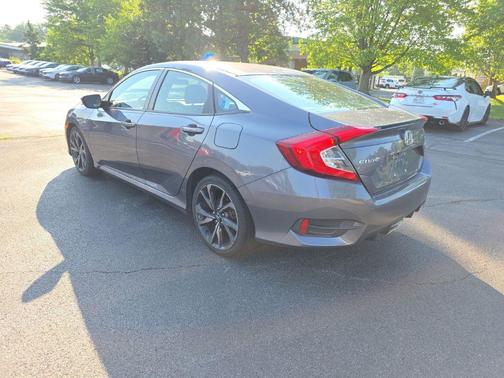 Modern Steel Metallic 2019 Honda Civic Sport