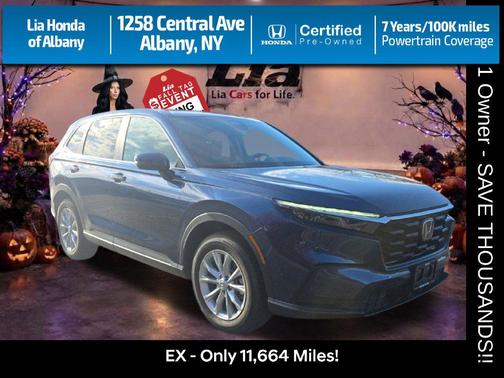 Canyon River Blue Metallic 2025 Honda CR-V EX AWD