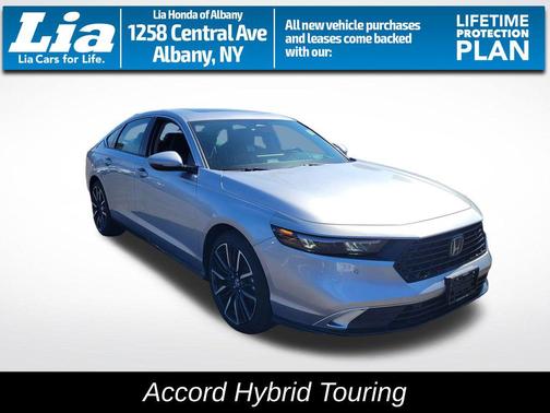 Solar Silver Metallic 2026 Honda Accord Hybrid Touring