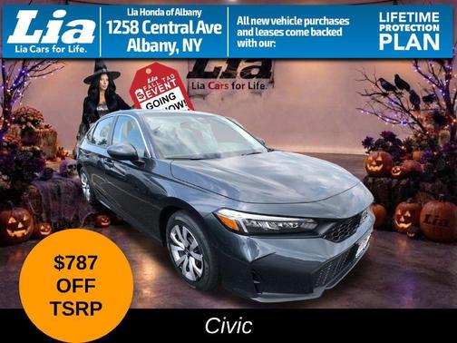 Meteorite Gray Metallic 2026 Honda Civic LX