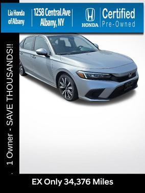 Morning Mist Metallic 2024 Honda Civic EX