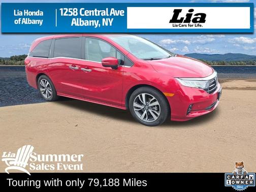 Radiant Red Metallic II 2023 Honda Odyssey Touring